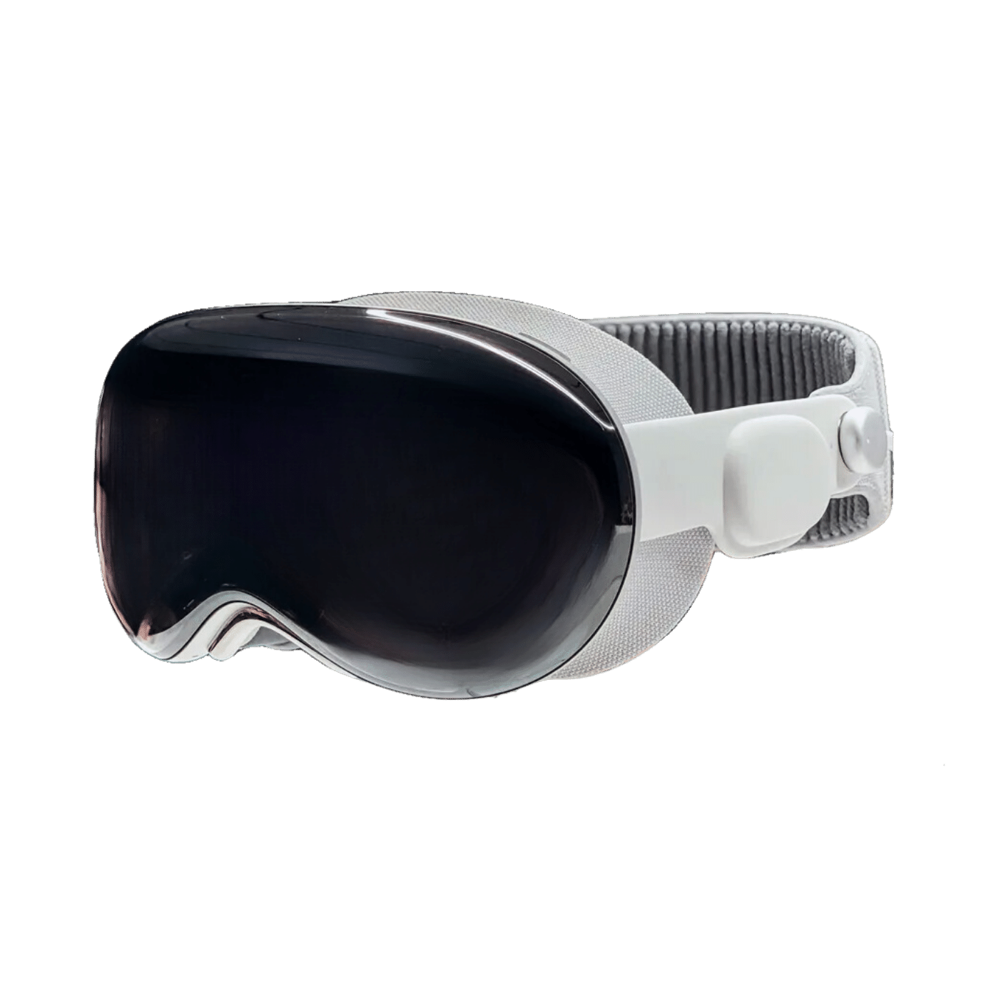 Apple Vision Pro mit Solo-Knit-Band — Mixed-Reality-Headset von Apple (visionOS). Wikimedia Commons.