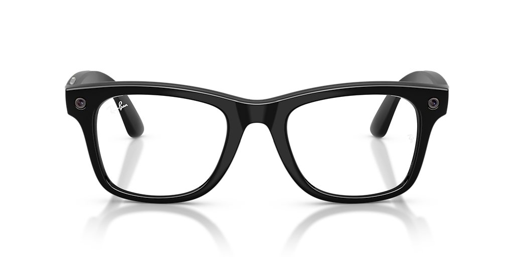 Ray-Ban Meta Gen 3 Wayfarer frontal in Schwarz mit Transitions-Gläsern