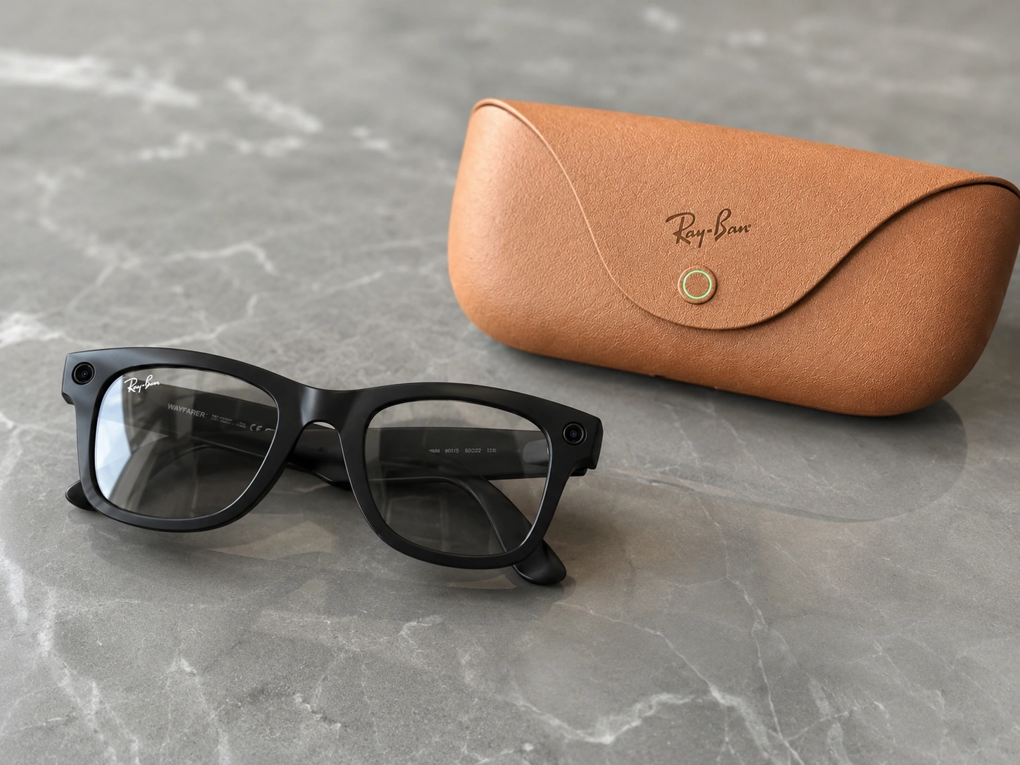 Ray-Ban Meta Skyler — Etui im Lieferumfang
