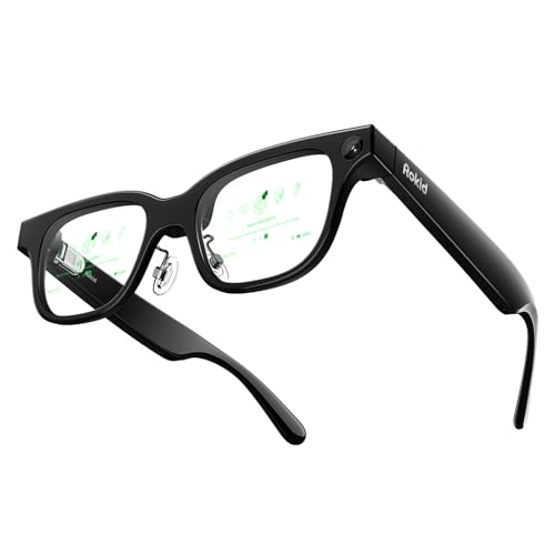 Rokid AI Glasses Style — KI-Brille ohne Display mit ChatGPT, Gemini und 12MP-Kamera, 38,5g