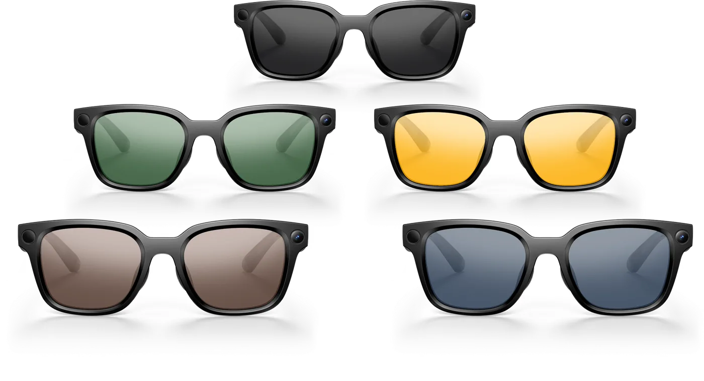 Rokid AI Glasses Style — verschiedene Gläser- und Rahmenoptionen